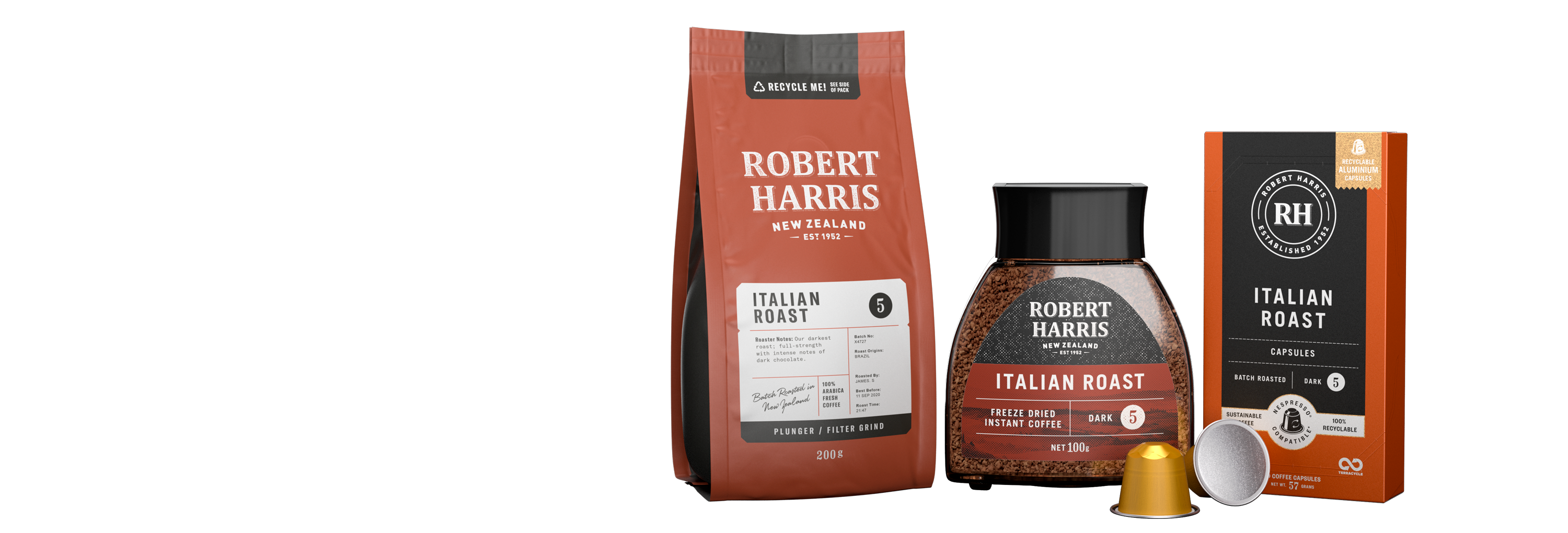 Our Coffee Products | Robert Harris Coffee Roasters